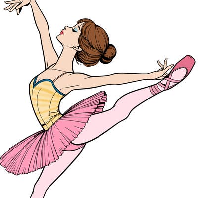 realistic ballerina