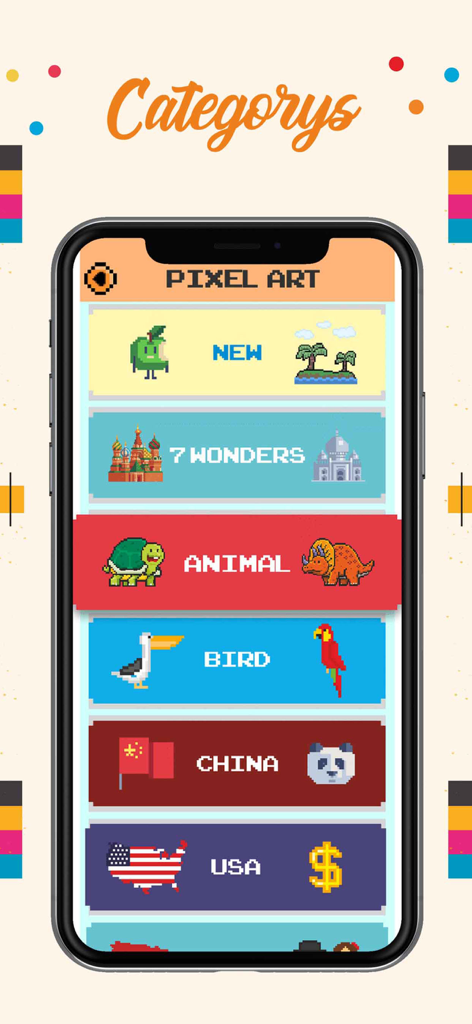 Pixel Grid Color by Number - Games App | MWM