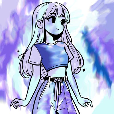 girl in a cute crop top