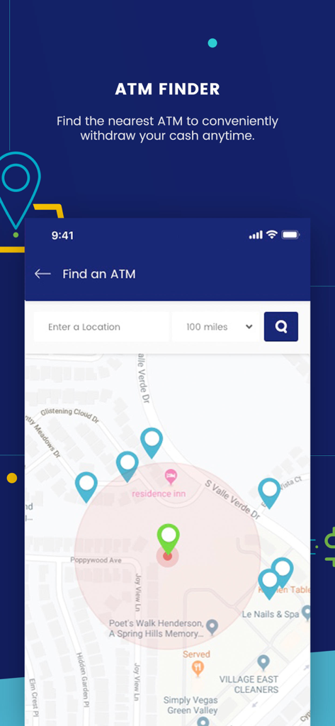 paysign app atm finder map screen