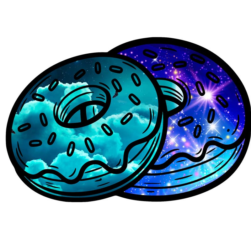 a piece of food doughnuts