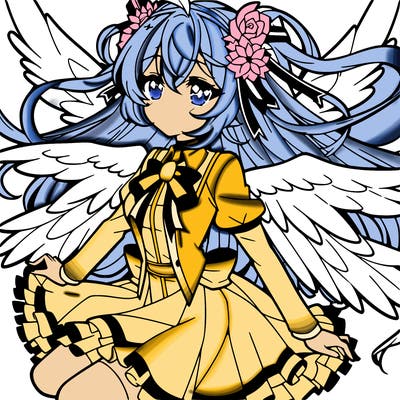 anime angel girl