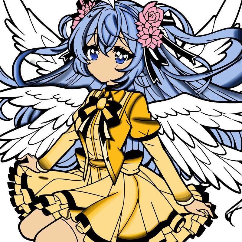 anime angel girl