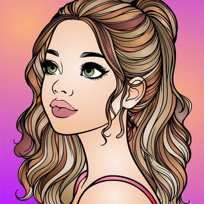 beautiful realistic girl