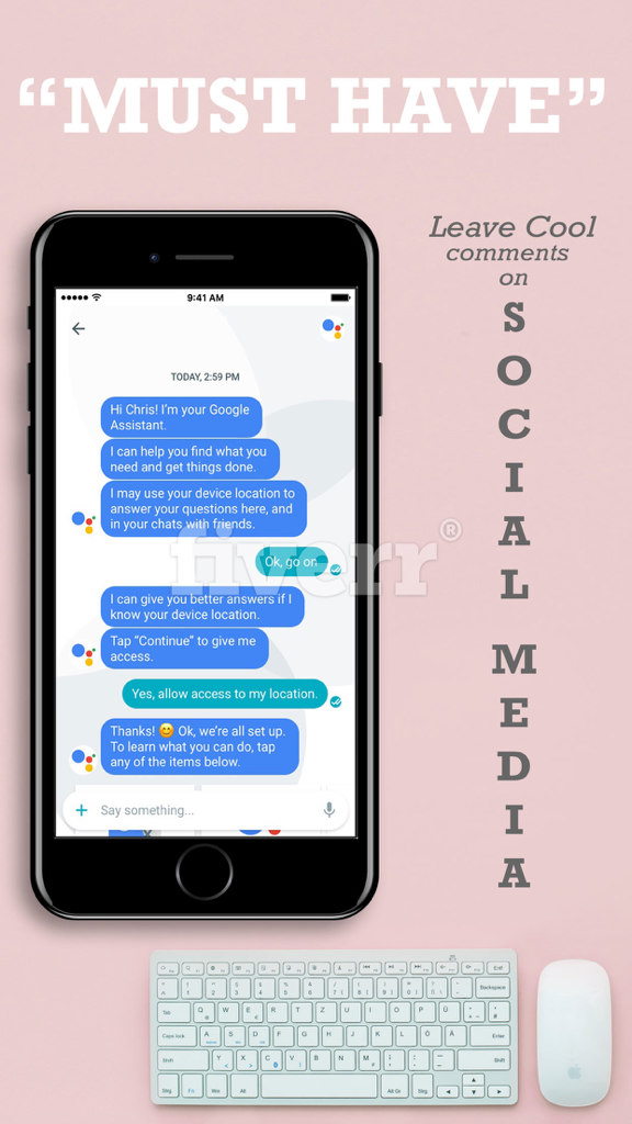 Better Font-s Pro - Smartphone displaying custom fonts for social media comments against a pink background