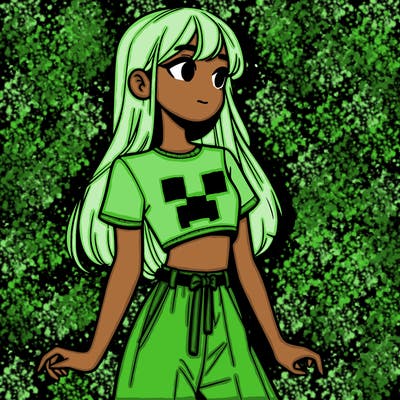 girl in a cute crop top