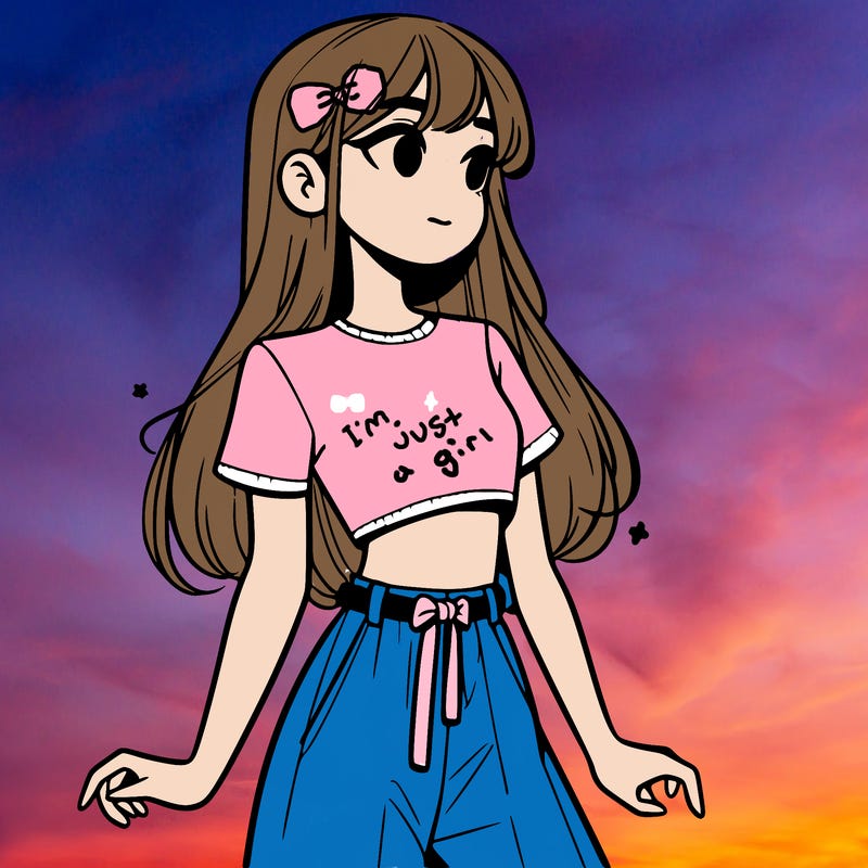 girl in a cute crop top