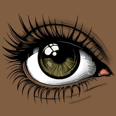 realistic eye
