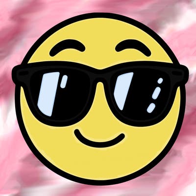 emoji with sunglasses