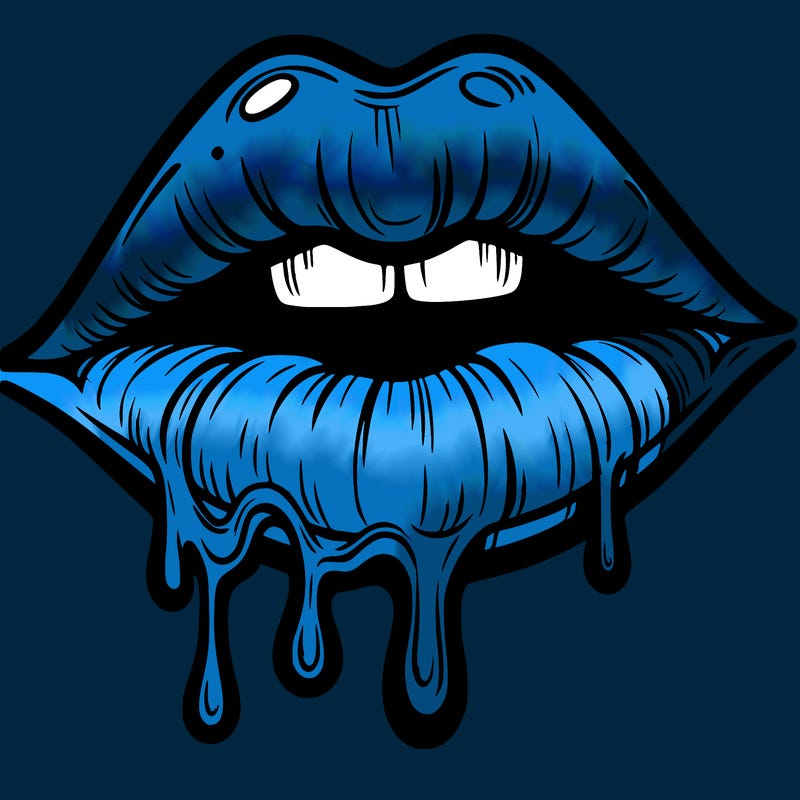 lips that look realistic and drip