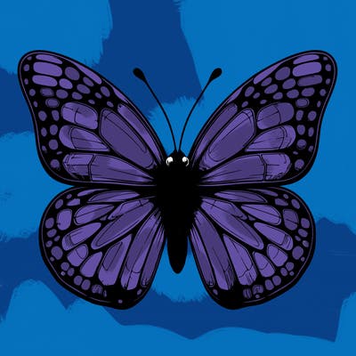 butter fly realistic