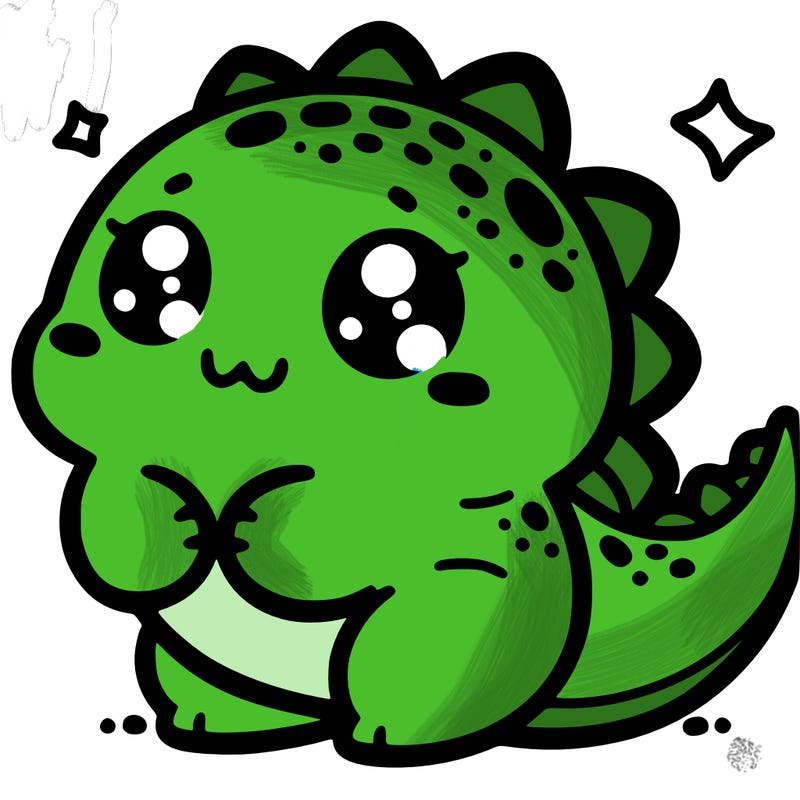 kawaii dino