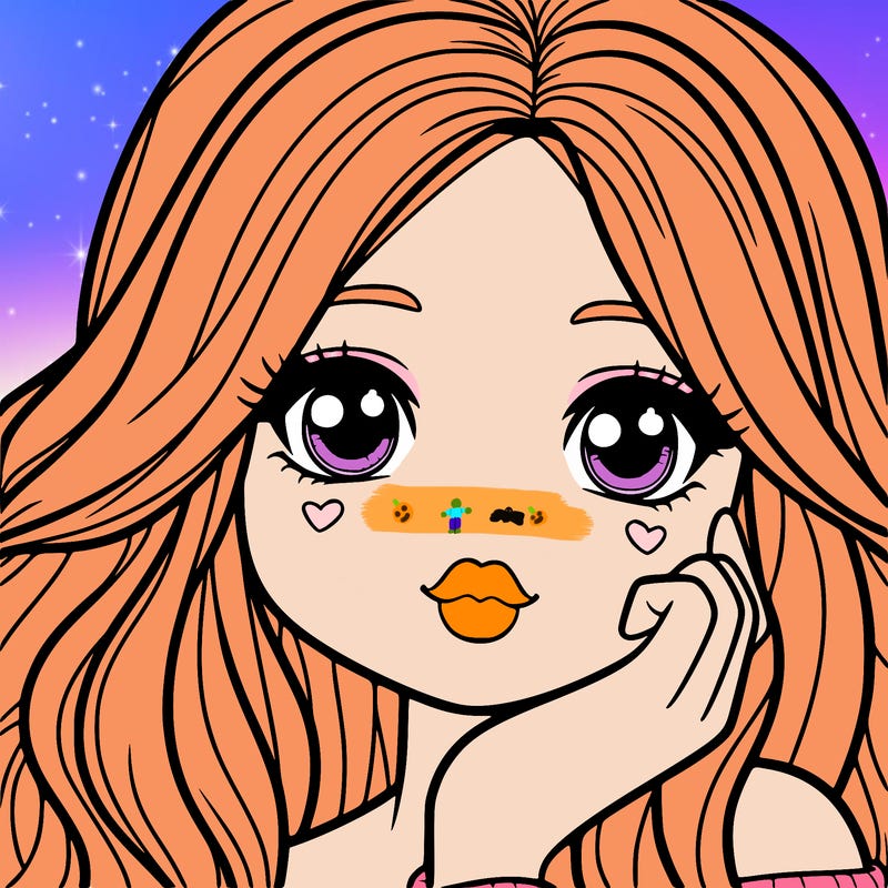 a cute teenage girl with lips