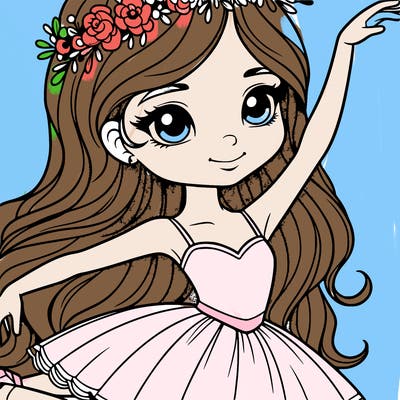 beautiful girl ballet dancer