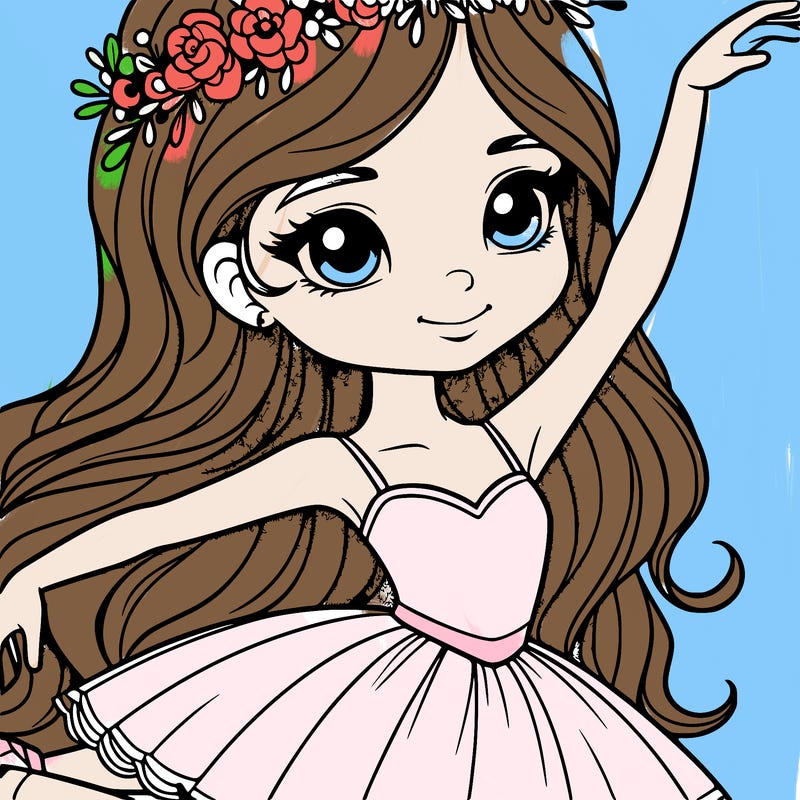 beautiful girl ballet dancer