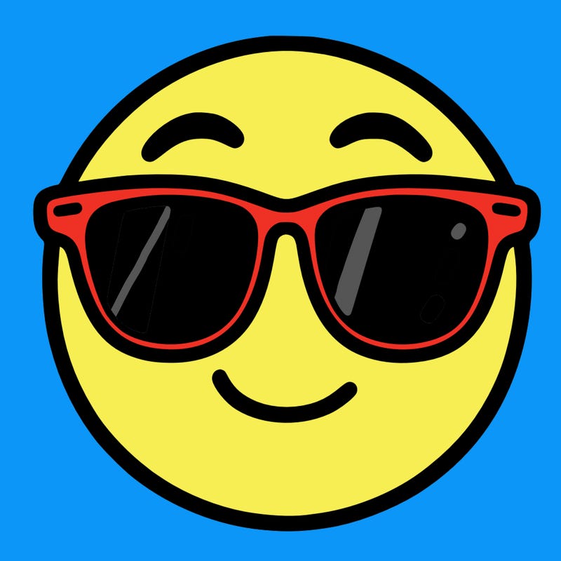 emoji with sunglasses