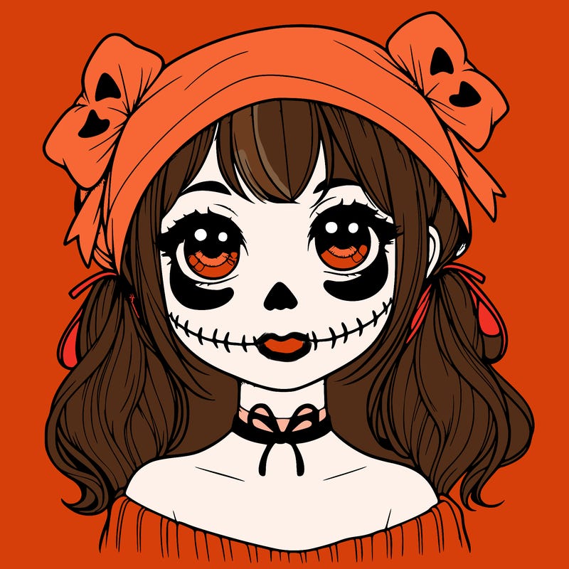 realistic girl halloween