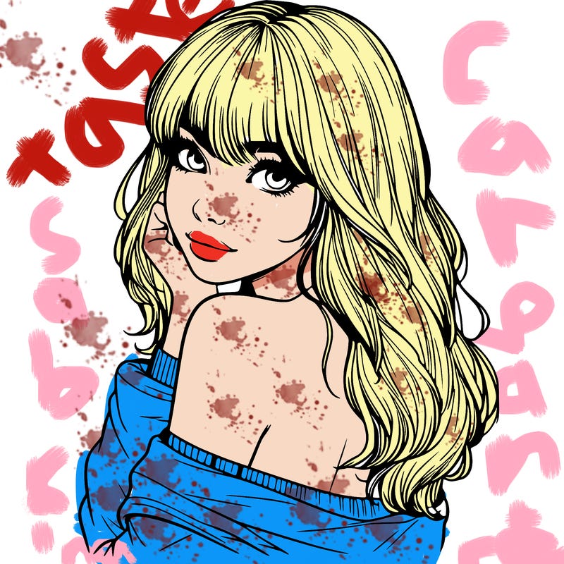 realistic girl with bangs looking over her shoulder