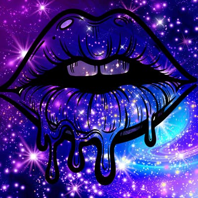 lips that look realistic and drip