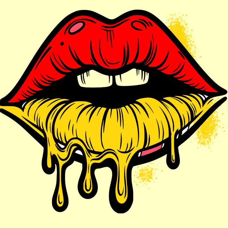 lips that look realistic and drip