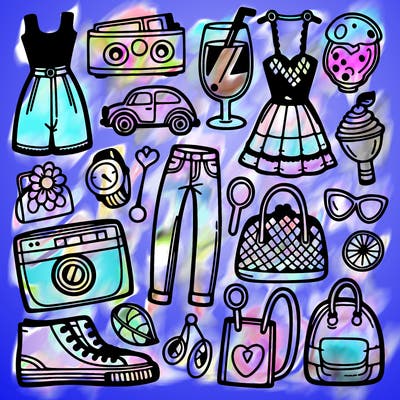 easy things to color that have fashion