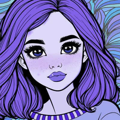 realistic girl whith cute eyes