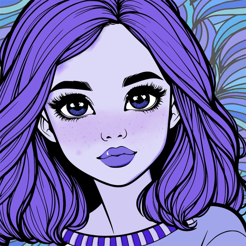 realistic girl whith cute eyes