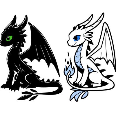 how to train your dragon 3 picture toothless and light fury