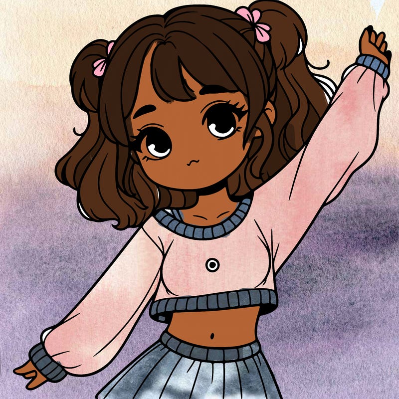 girl in a cute crop top