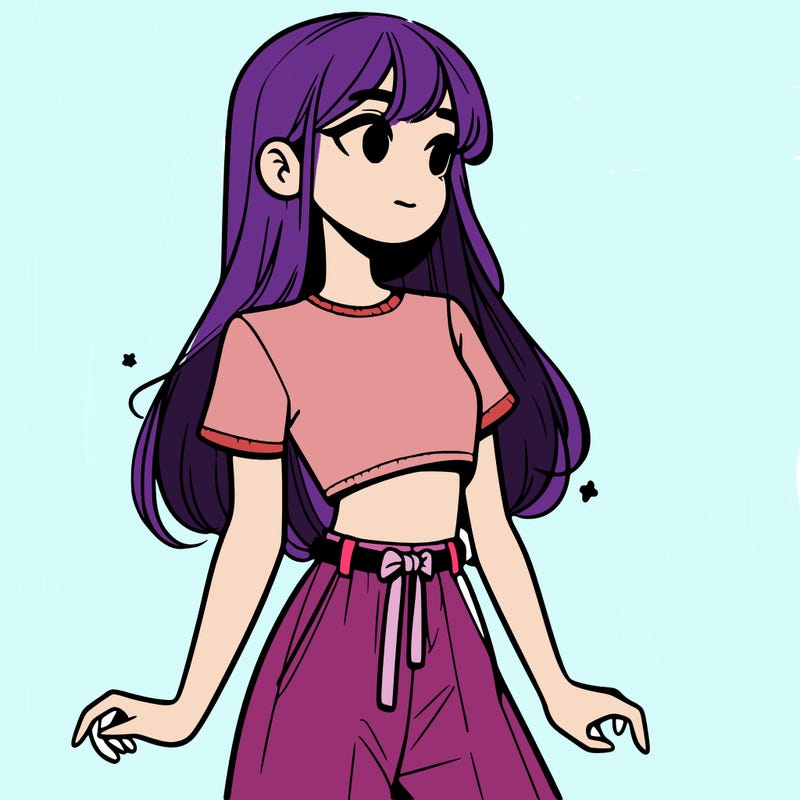 girl in a cute crop top