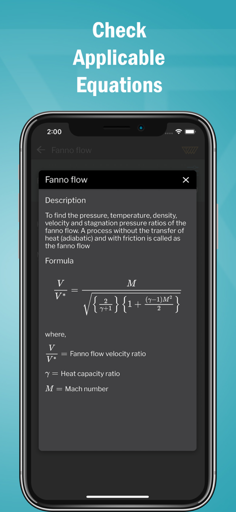 Fluid Mechanics Calc - Utilities App | MWM