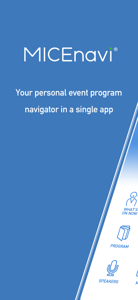 Introduction à l'application MICEnavi pour la navigation de programme d'événements