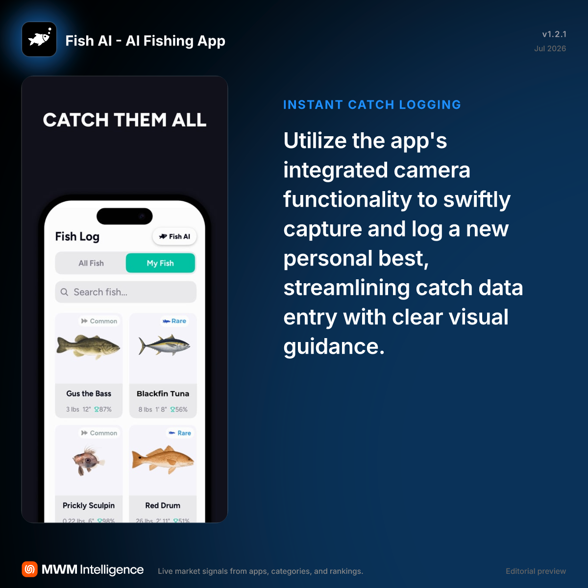 Fish AI - AI Fishing App - Sports App | MWM