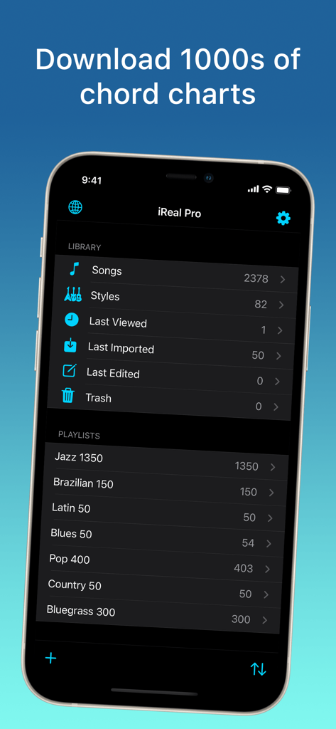 iReal Pro - iReal Pro mobile app library with thousands of chord charts and music playlists.