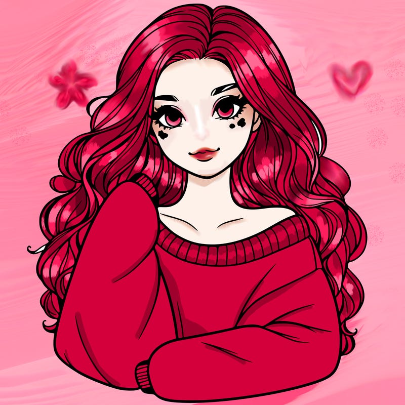 a beautiful girl in a big sweatshirt