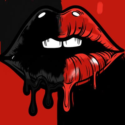 lips that look realistic and drip