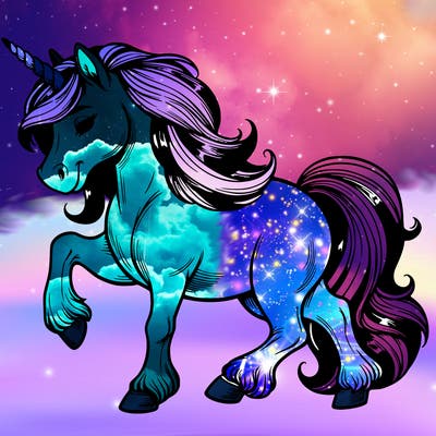 realistic unicorn