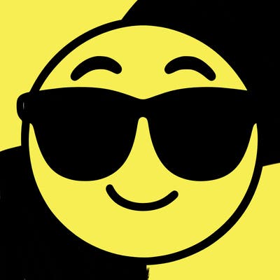emoji with sunglasses