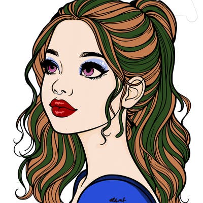 beautiful realistic girl