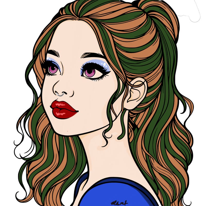 beautiful realistic girl