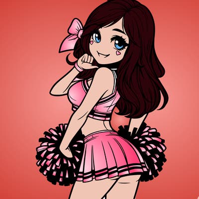 realistic cheerleader