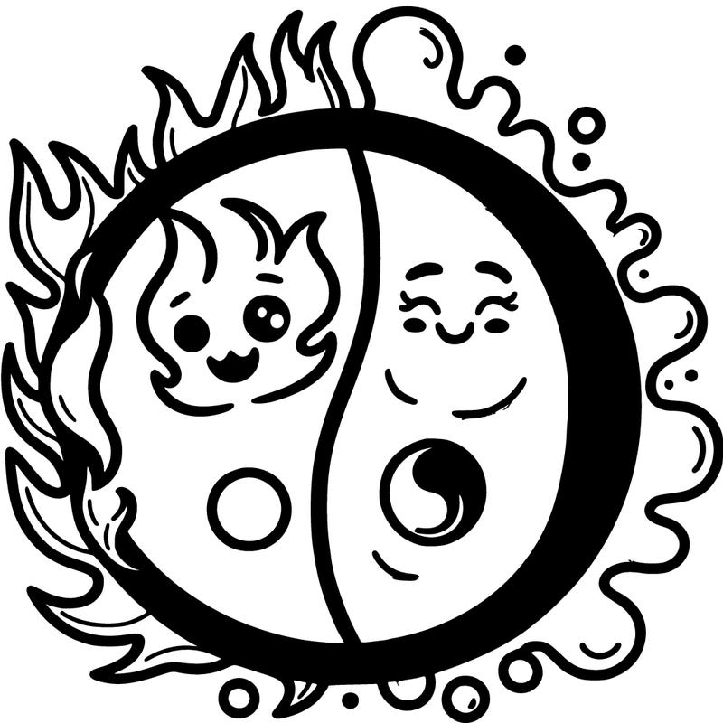 fire and water yin-yang