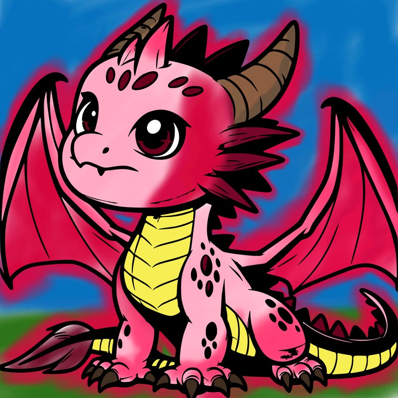 fierce baby night dragon