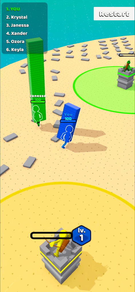 Outdo.io | Baue deine Burg und sei der Letzte, der steht