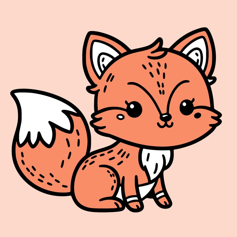a cute fox