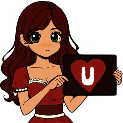 realistic pretty girl holding blank sign