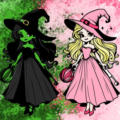 beautiful wicked witch. from wicked