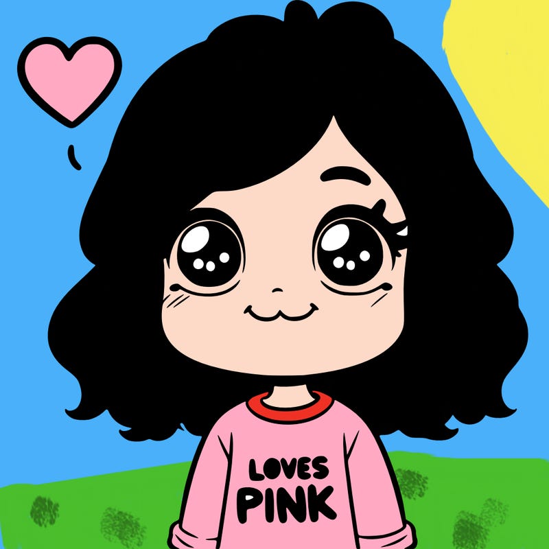 girl that loves pink
