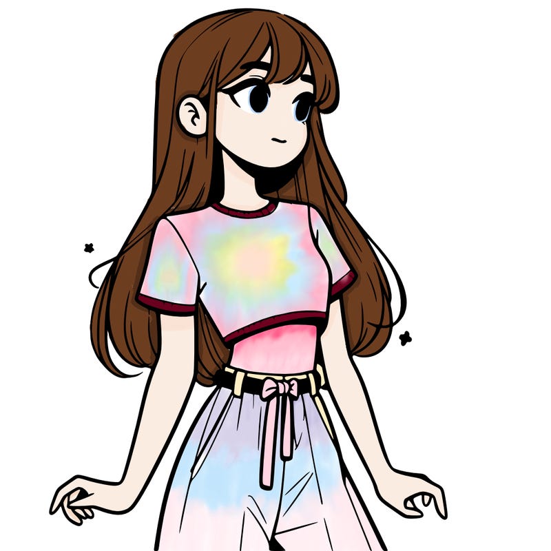 girl in a cute crop top