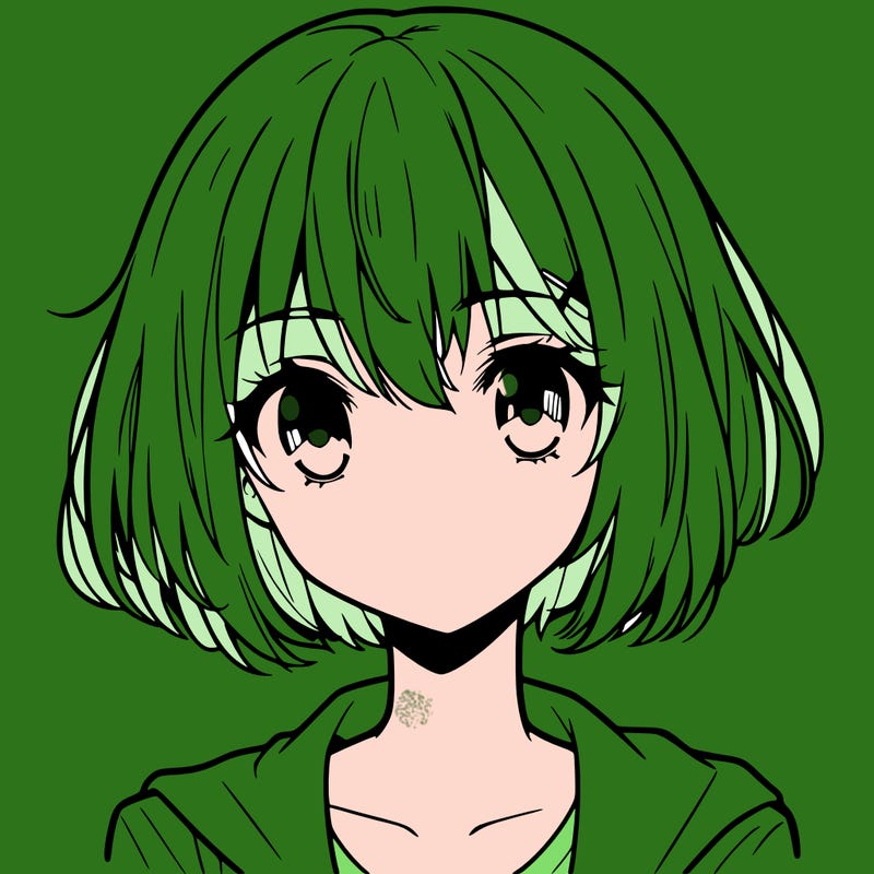 anime girl short hair